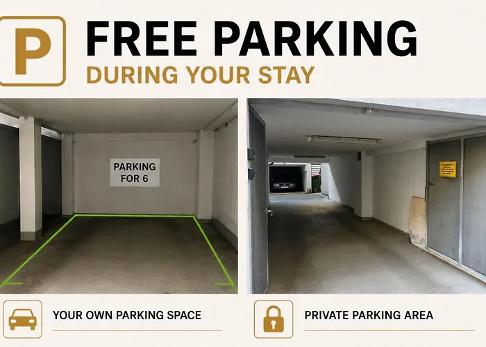 15 Min To Center I Free Private Parking Apartment